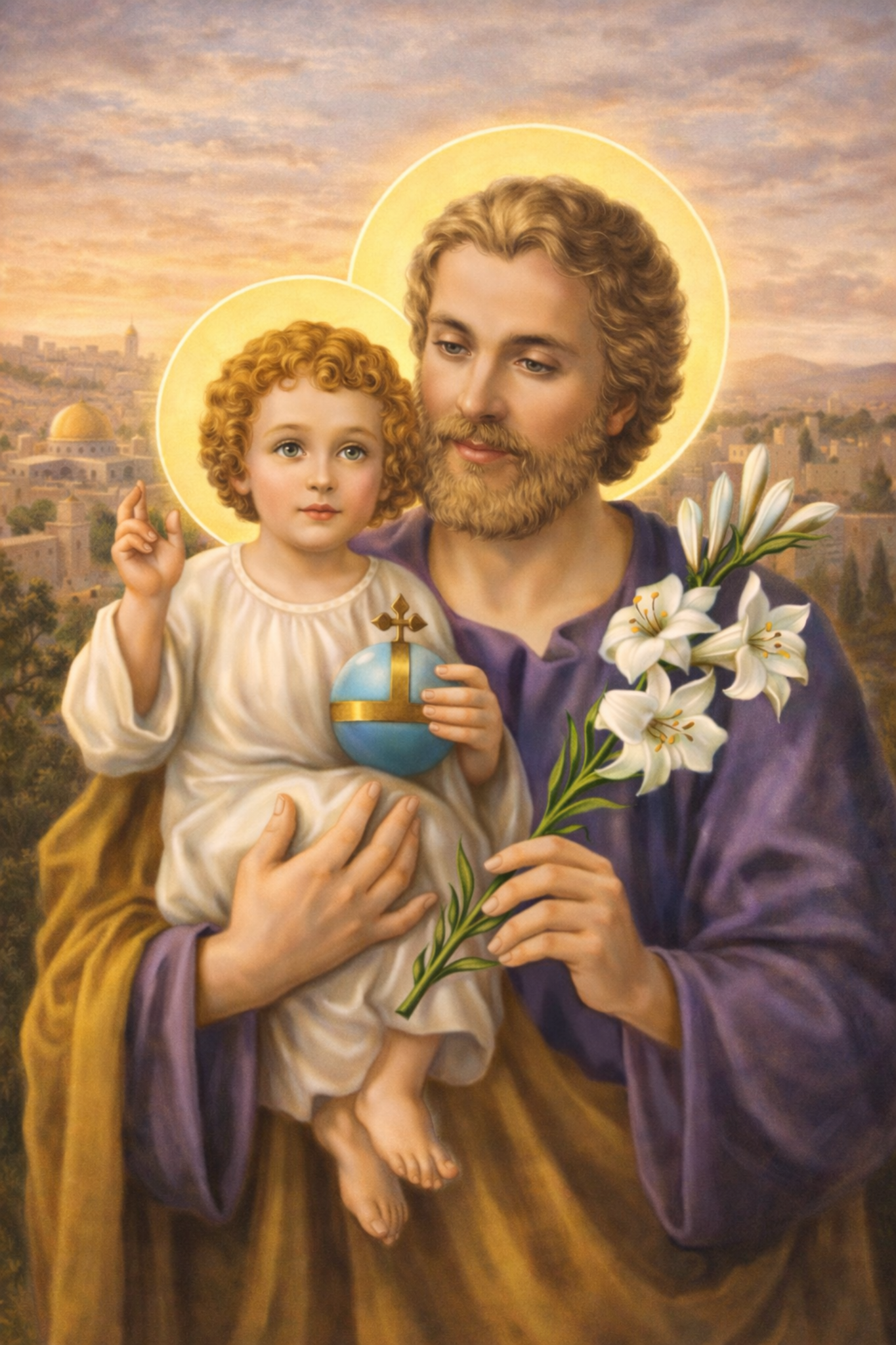 Święty Józef z Dzieciątkiem Jezus